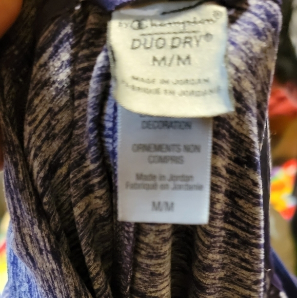 Champion Blue Duo Dry Size Medium. Good Used condition athletic jacket. - Picture 5 of 5